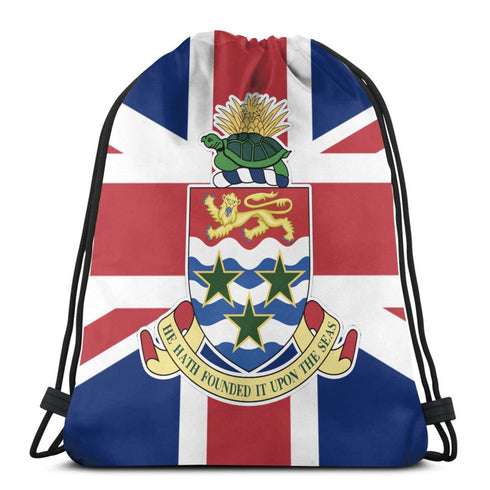 Cayman Islands Drawstring Bag - CaribeHeart Cayman Islands